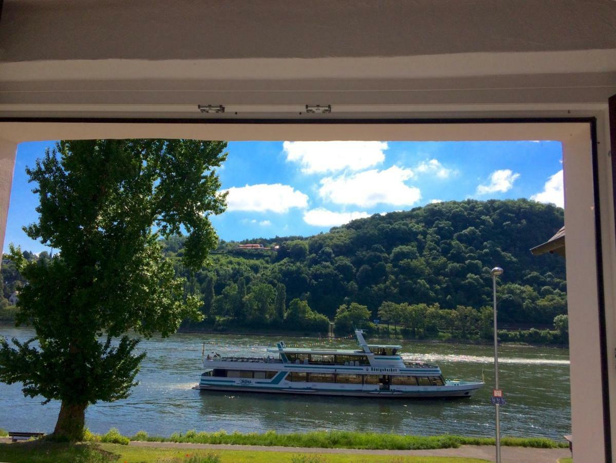 Haus Am Ufer Mit Rheinpanoramablick Lejlighed Koblenz  Eksteriør billede