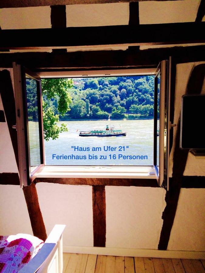 Haus Am Ufer Mit Rheinpanoramablick Lejlighed Koblenz  Eksteriør billede